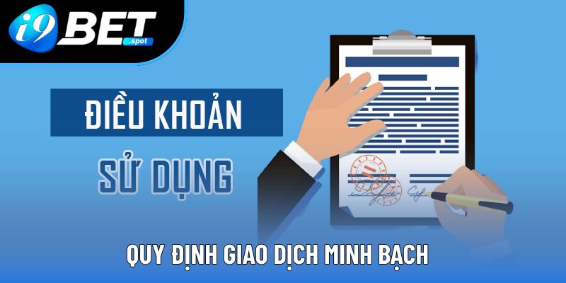 Quy định giao dịch minh bạch Quy định giao dịch minh bạch